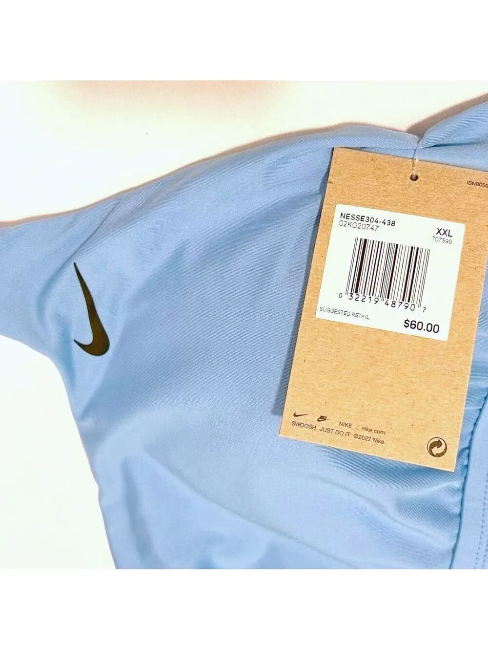 Nike Swim Square Neck Tankini Swimsuit Top 